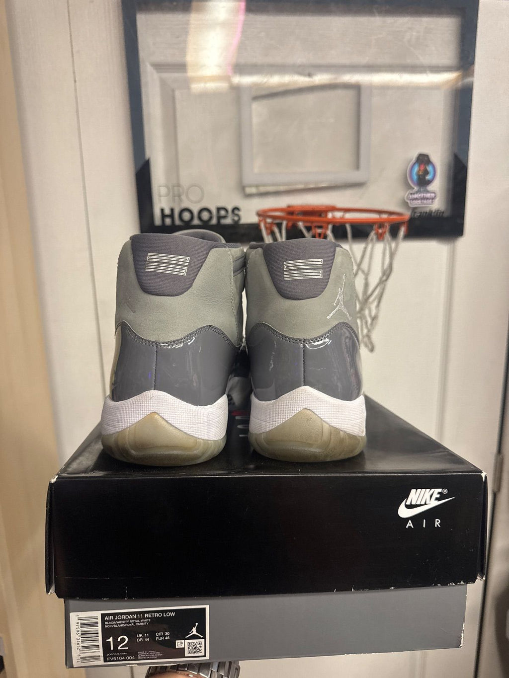 Jordan 11 Retro Cool Grey (2021) - Fairly Used, Replacement Box