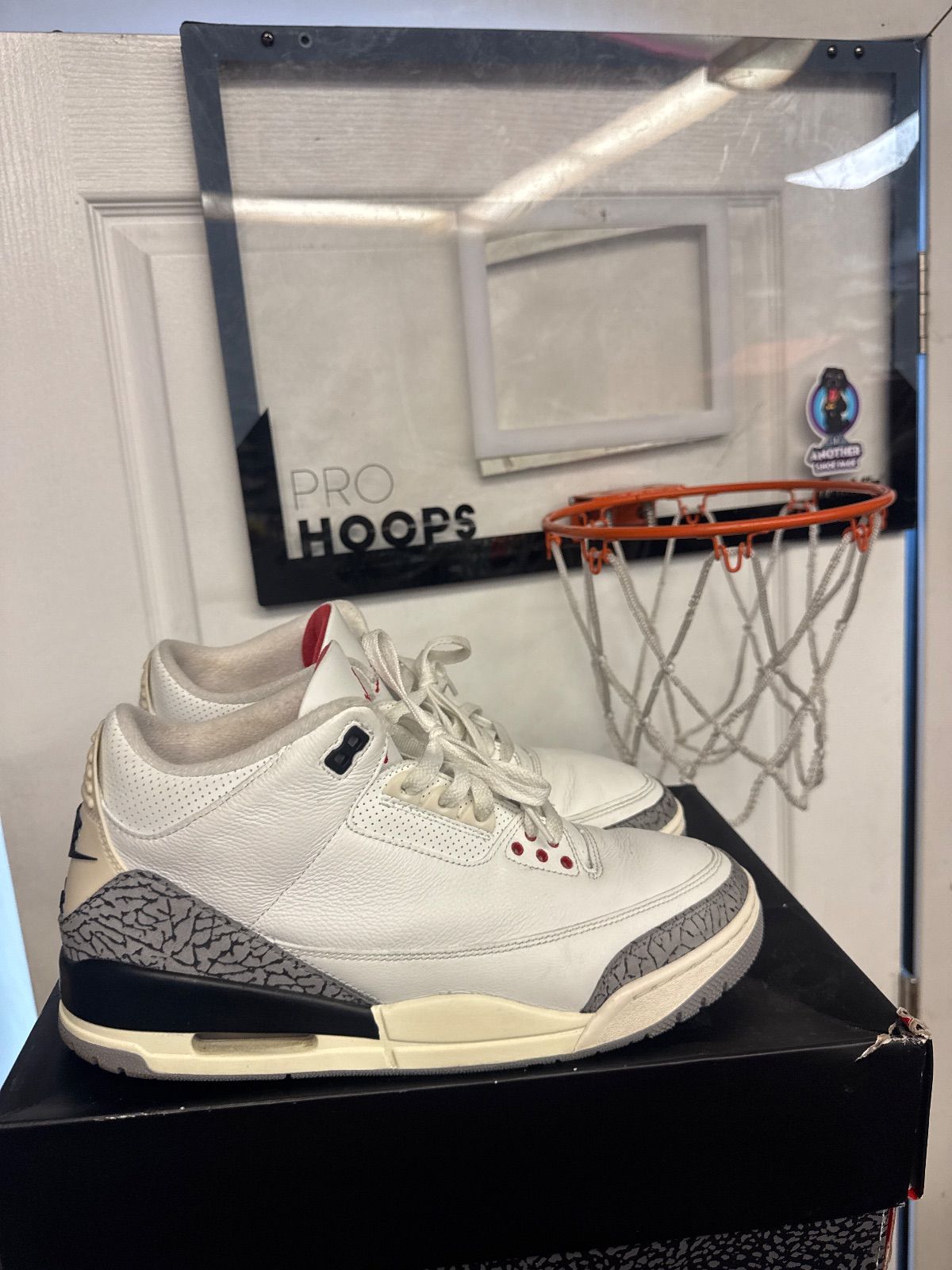 Jordan 3 Retro White Cement Reimagined - Lightly Used, OG All