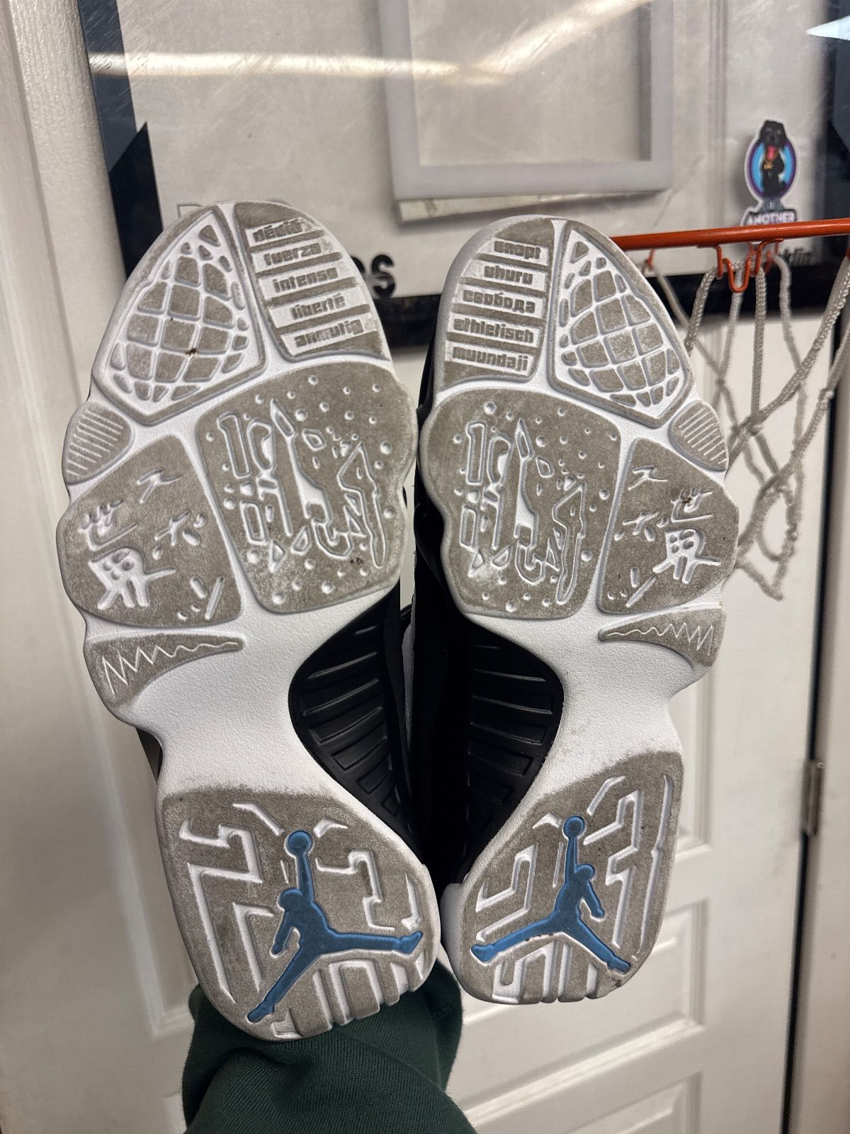 Jordan 9 Retro University Blue - Lightly Used, OG All