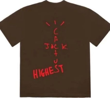 Travis Scott Jordan Cactus Jack Highest T Shirt Brown