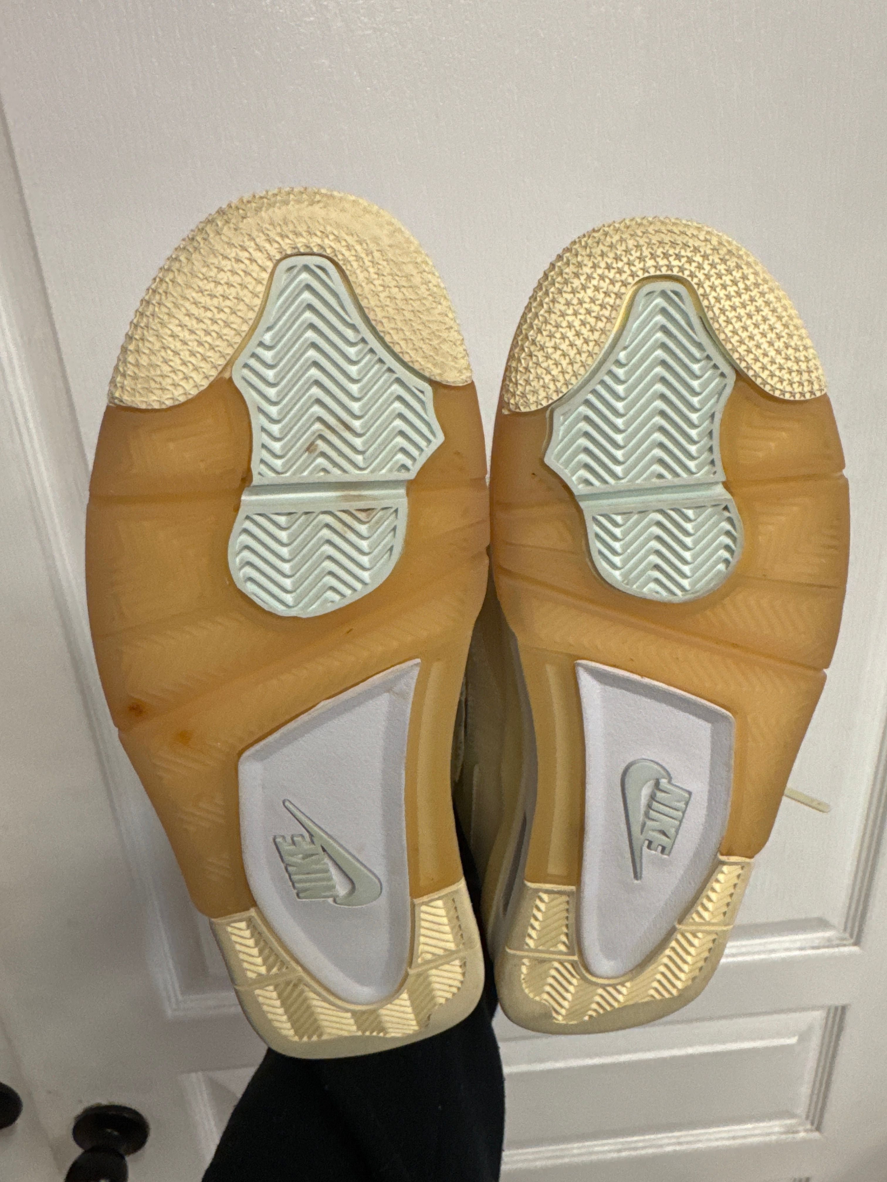 Jordan 4 Retro Off-White Sail (Women's) - Lightly Used, OG All