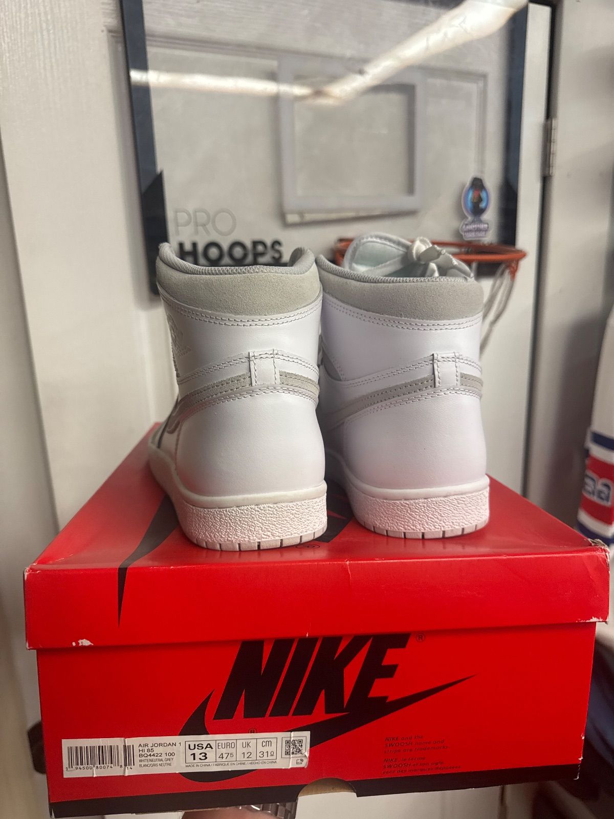 Jordan 1 Retro High '85 Neutral Grey - Lightly Used, OG All