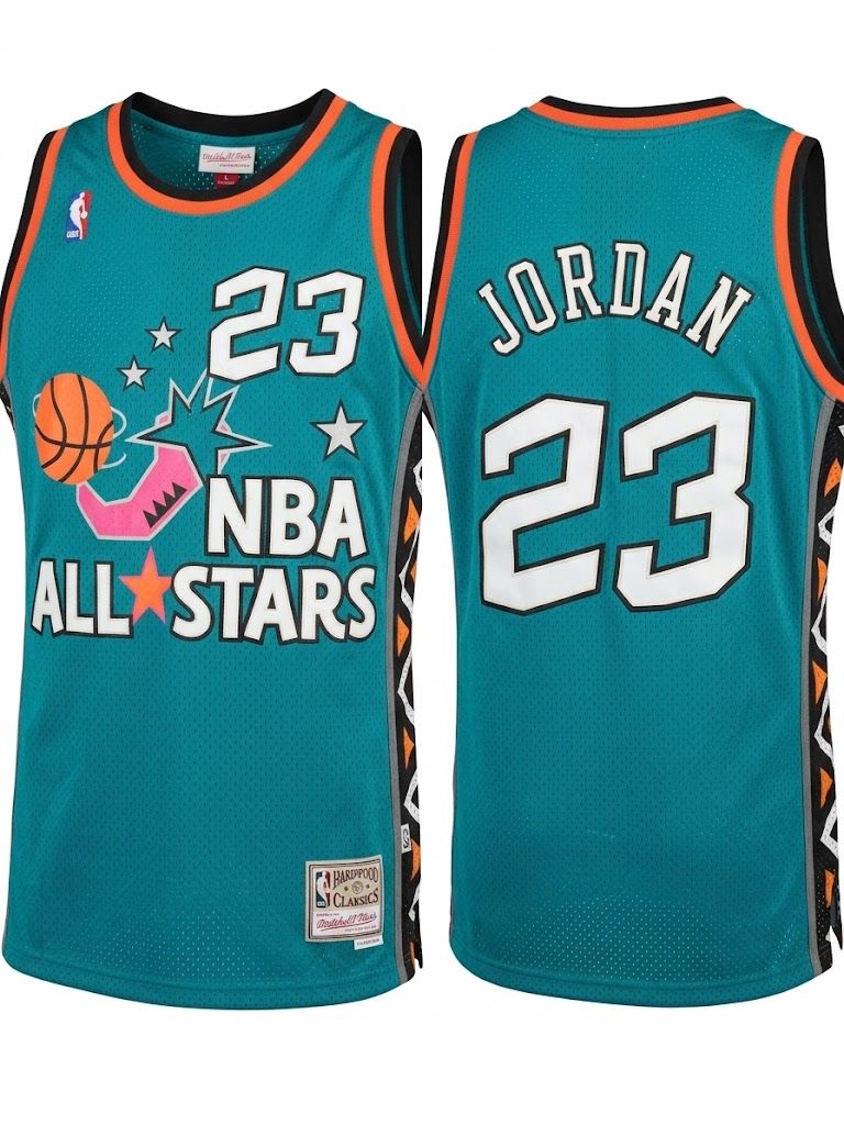 Mitchell & Ness Hardwood Classics Jordan All-Star Jersey Teal