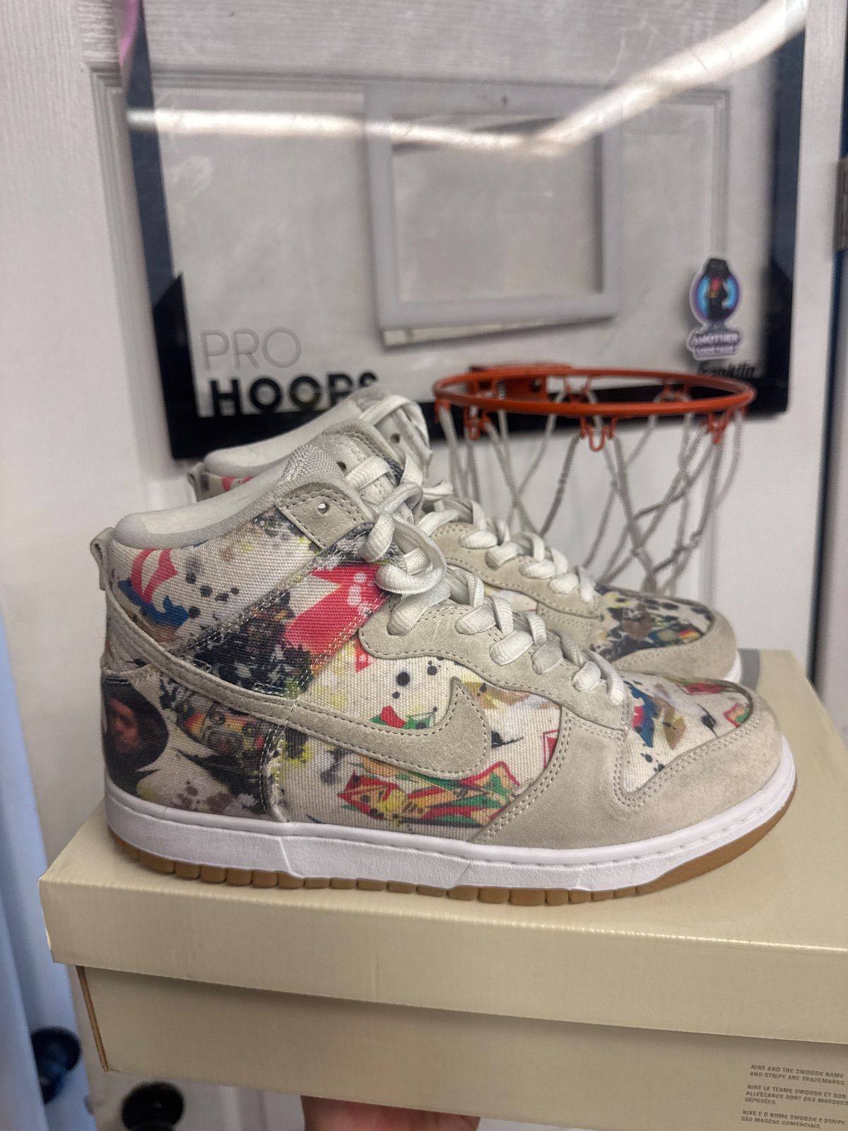 Nike SB Dunk High Supreme Rammellzee - Lightly Used, OG All