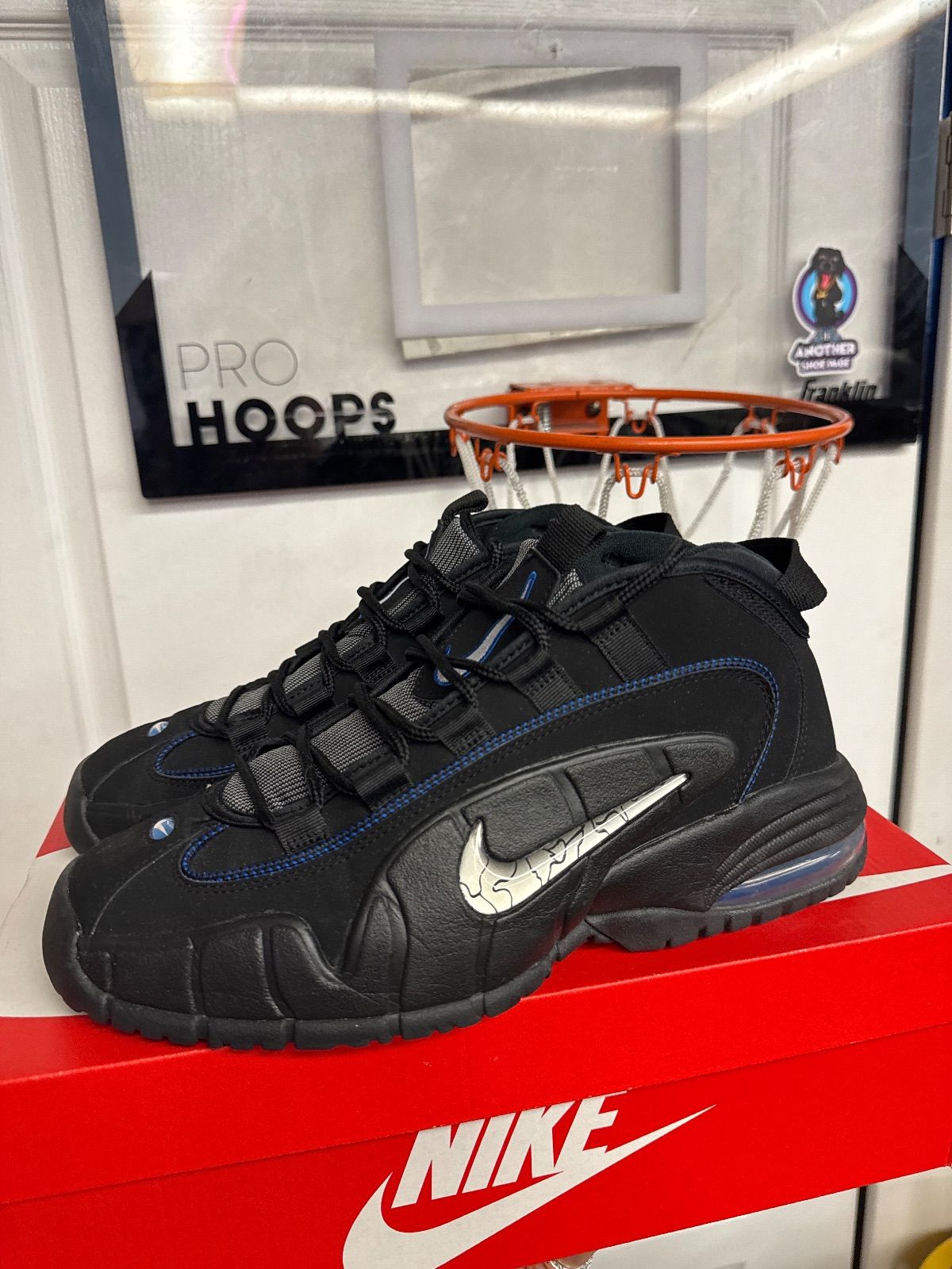 Nike Air Max Penny 1 All-Star Black Metallic Silver - Lightly Used, OG All