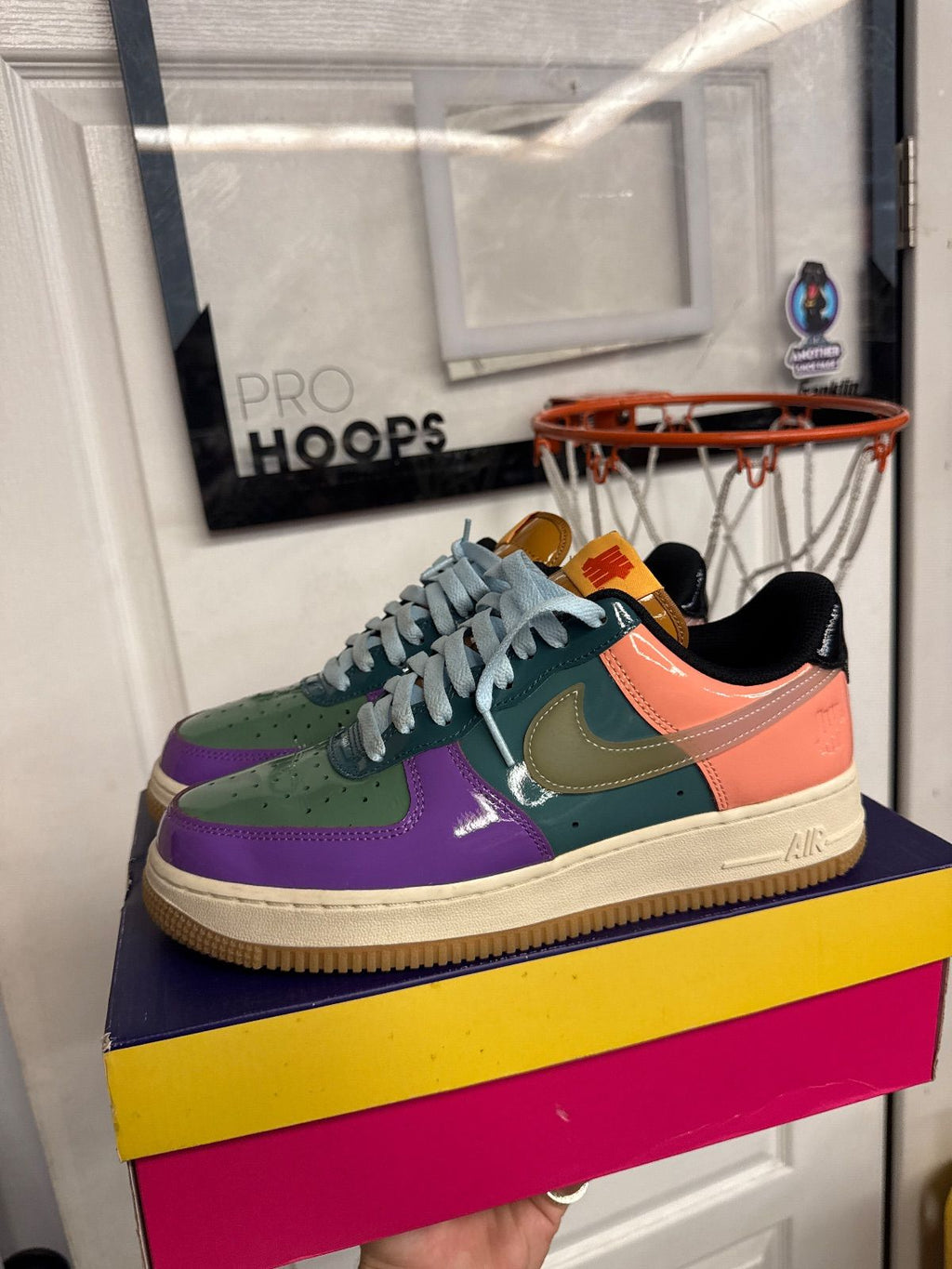 Nike Air Force 1 Low SP Undefeated Multi-Patent Wild Berry - Lightly Used, OG All
