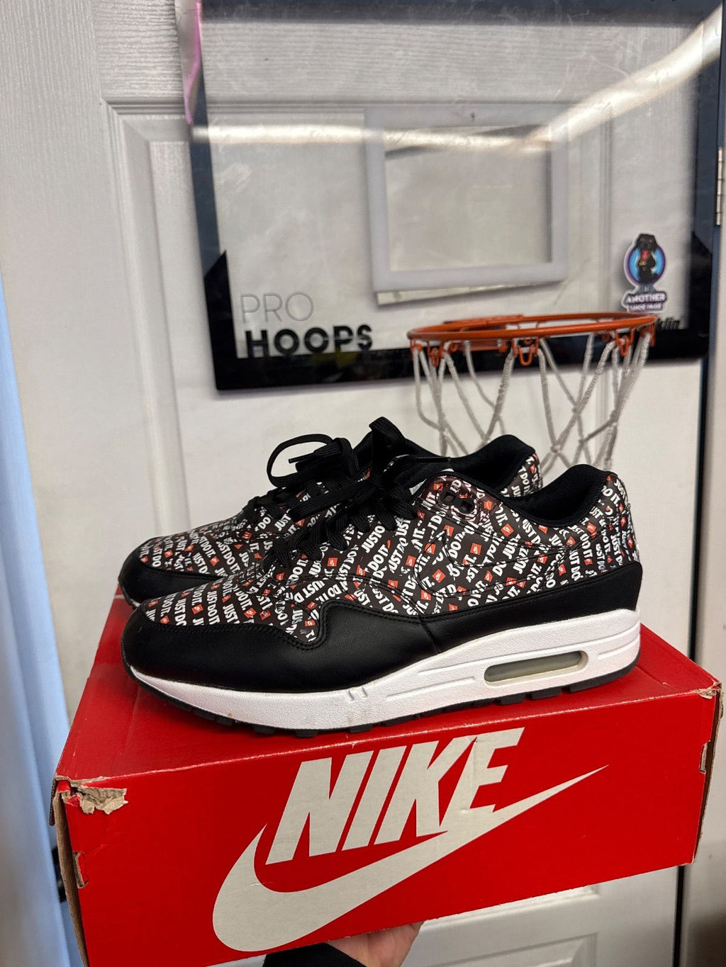 Nike Air Max 1 Just Do It Pack Black - Lightly Used, OG All