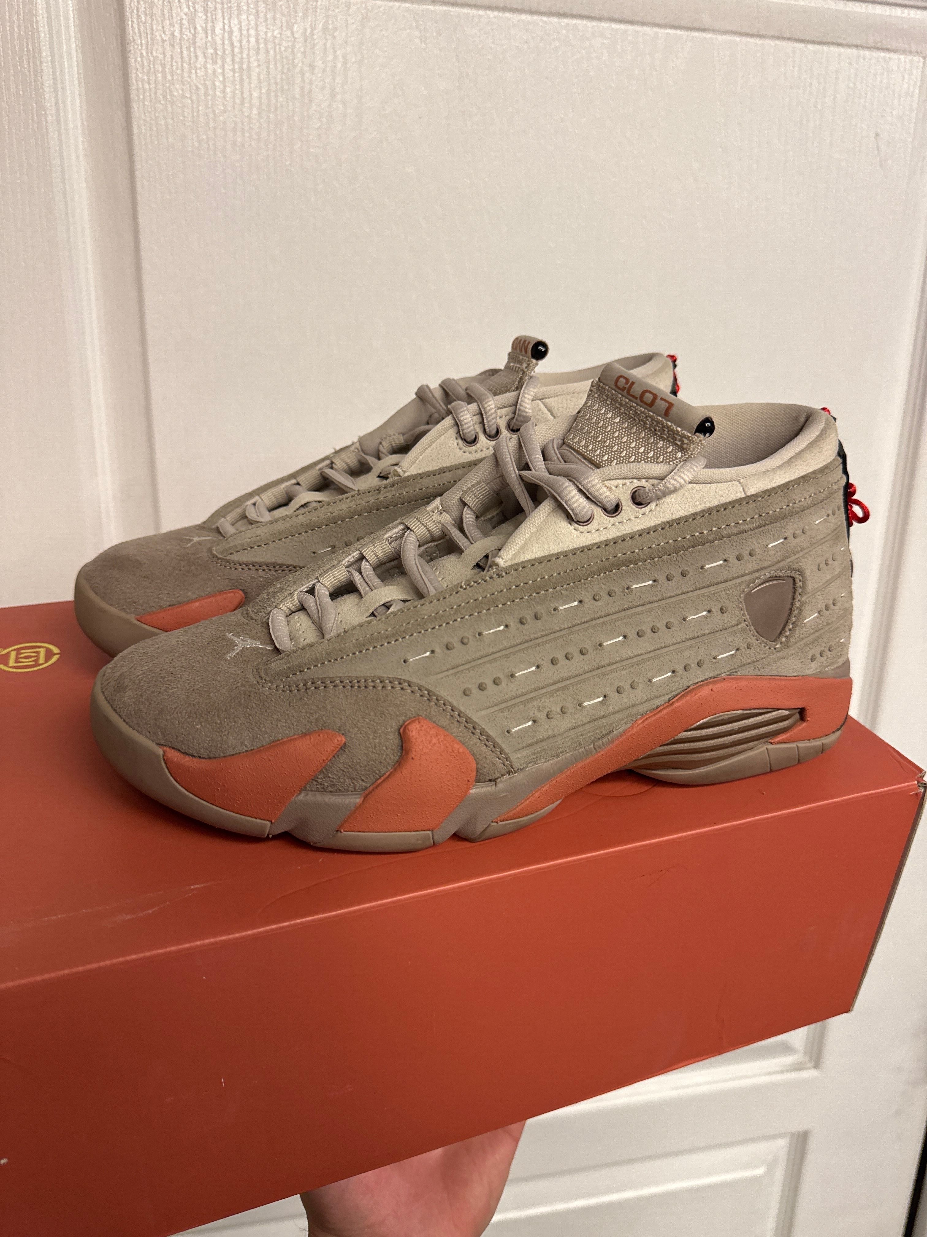 Jordan 14 Retro Low CLOT Terra Blush - Lightly Used, OG All
