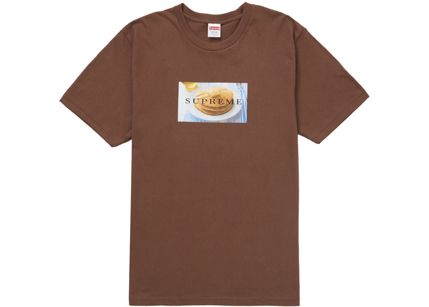Supreme Pancakes Tee Brown