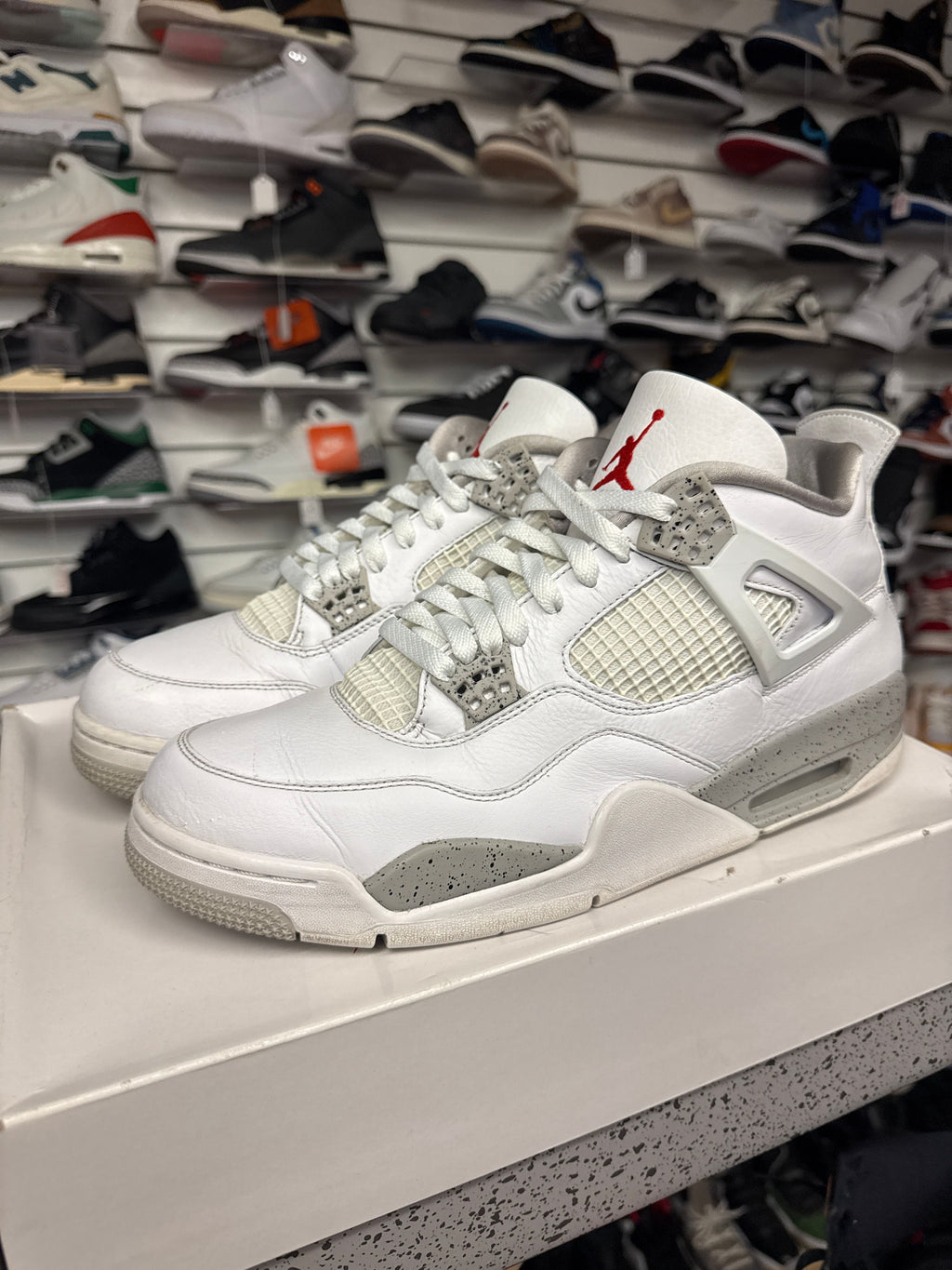 Jordan 4 Retro White Oreo (2021) - Lightly Used, OG All