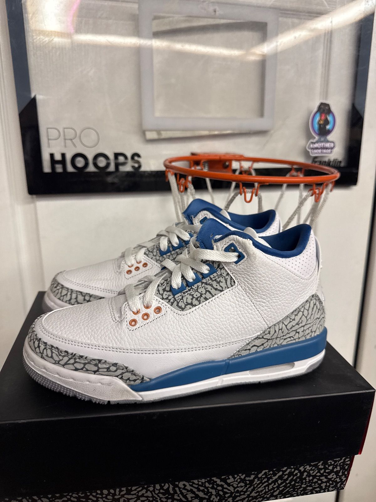 Jordan 3 Retro Wizards (GS) - Lightly Used, OG All