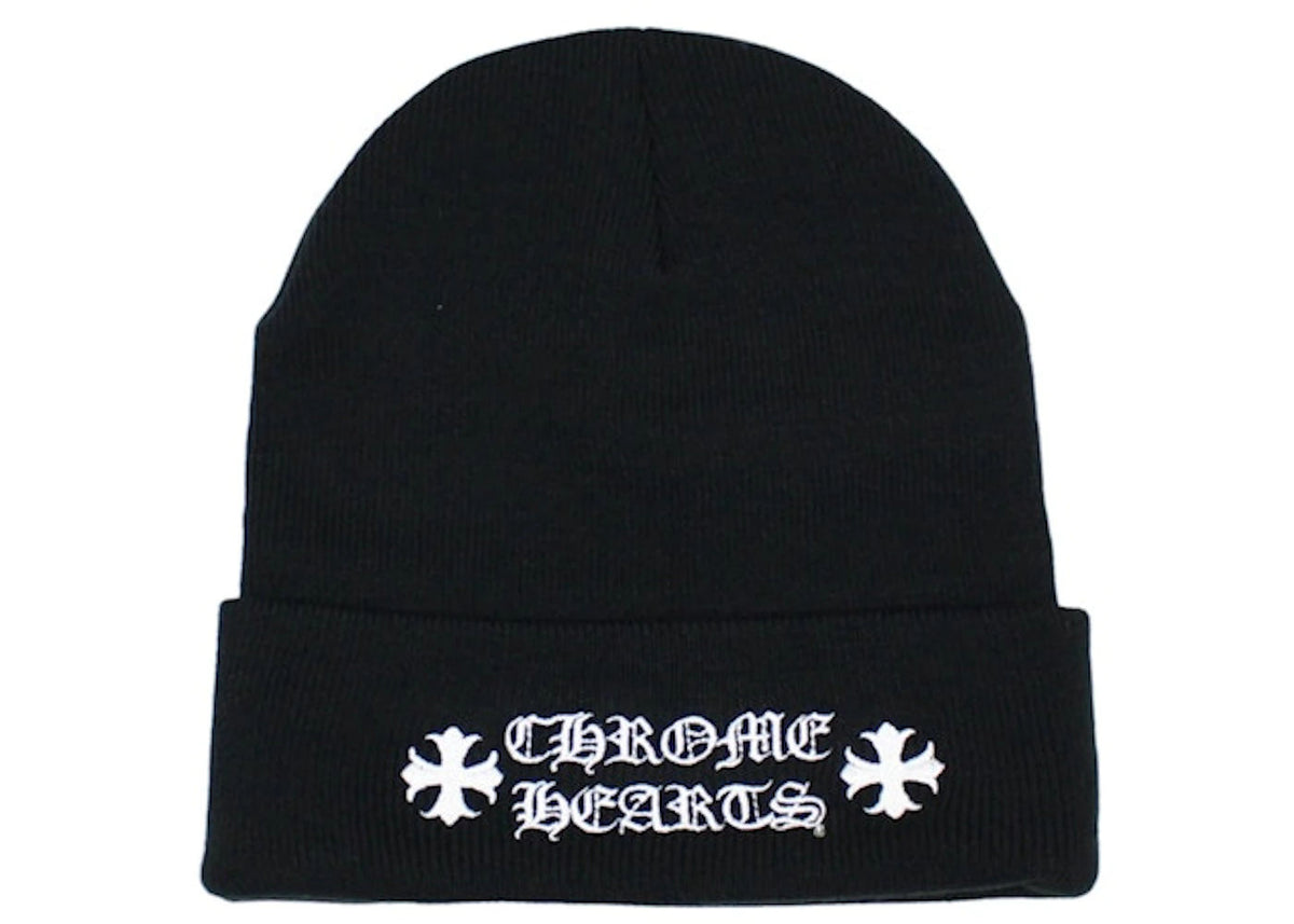 Chrome Hearts Logo Beanie Black