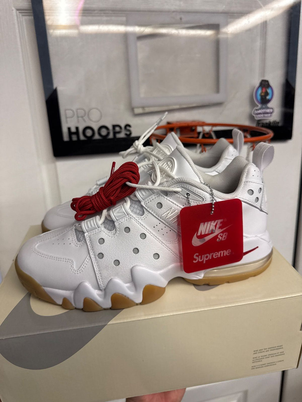 Nike SB Air Max 2 CB '94 Low Supreme White Gum
