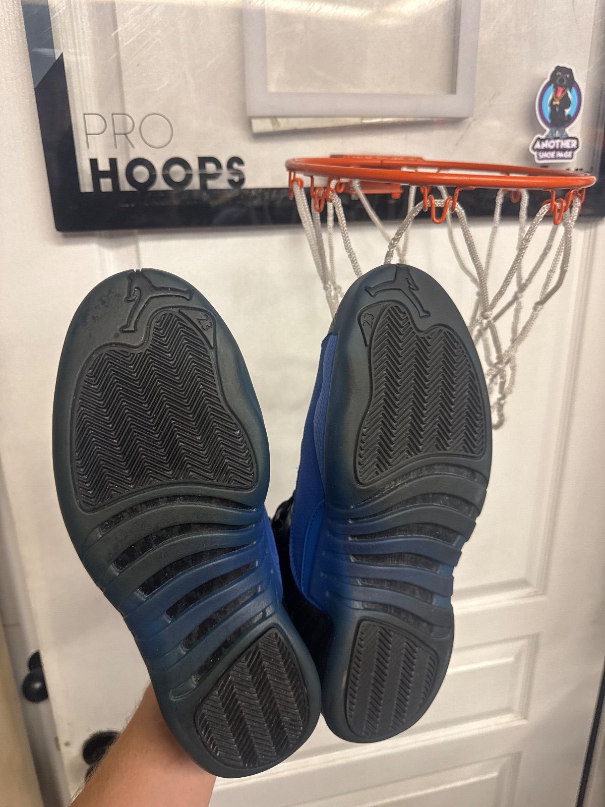 Jordan 12 Retro Black Game Royal - Lightly Used, OG All
