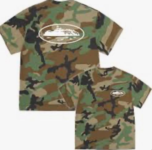 Corteiz OG Island Tee Woodland Camo