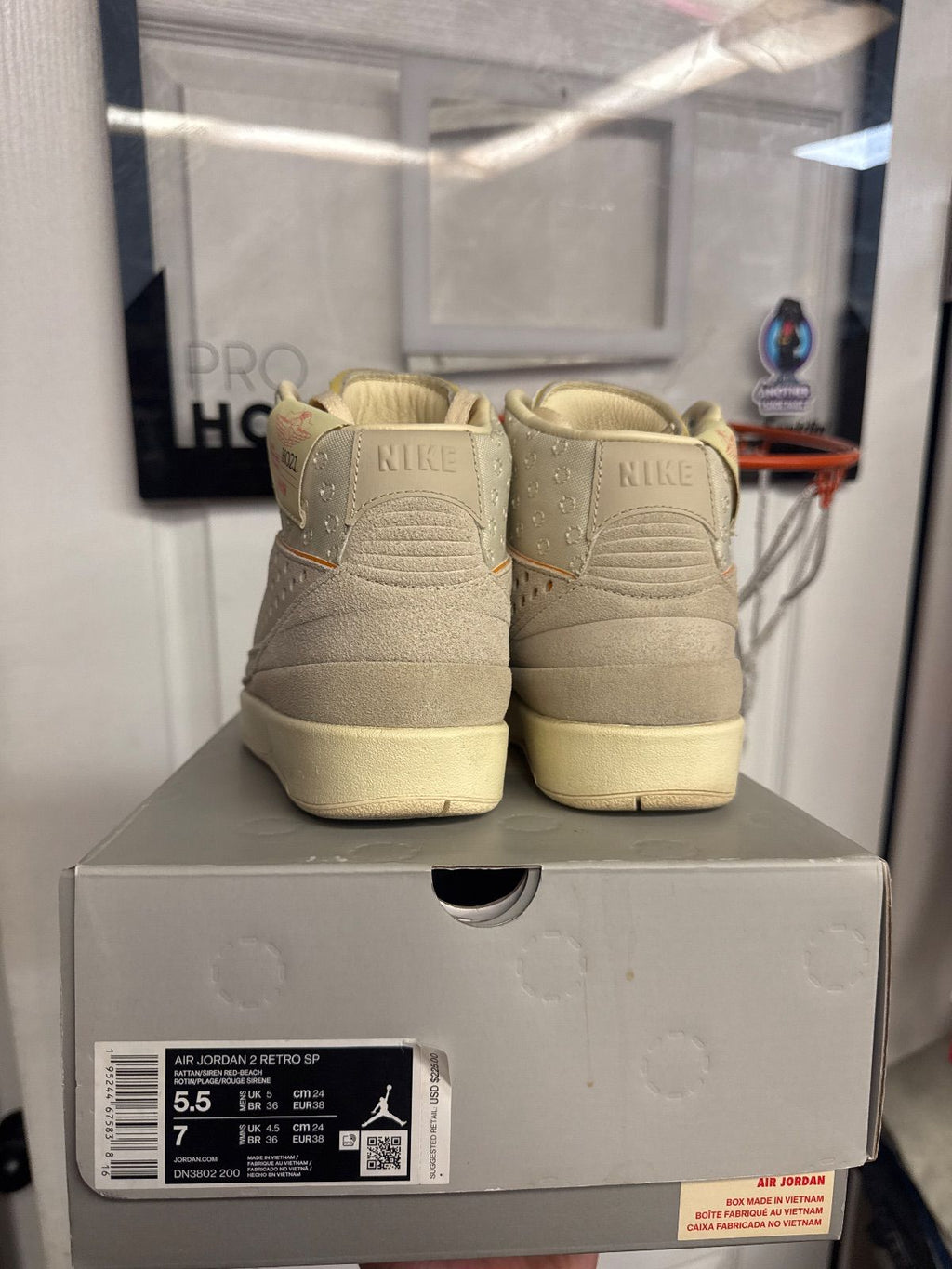 Jordan 2 Retro SP Union Rattan - Lightly Used, OG All