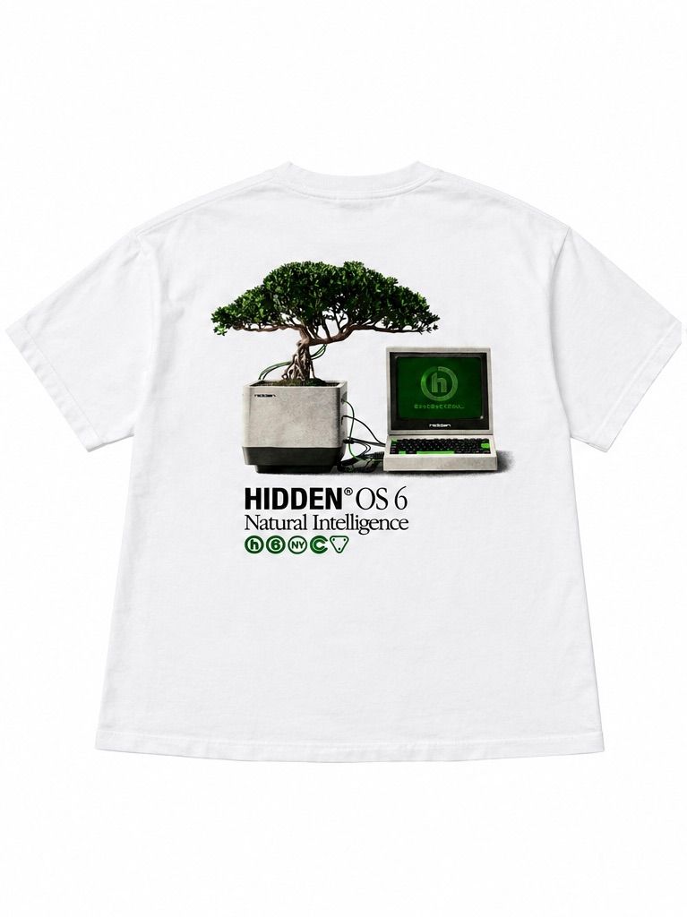 Hidden NY Natural Intelligence OS 6 Tee White