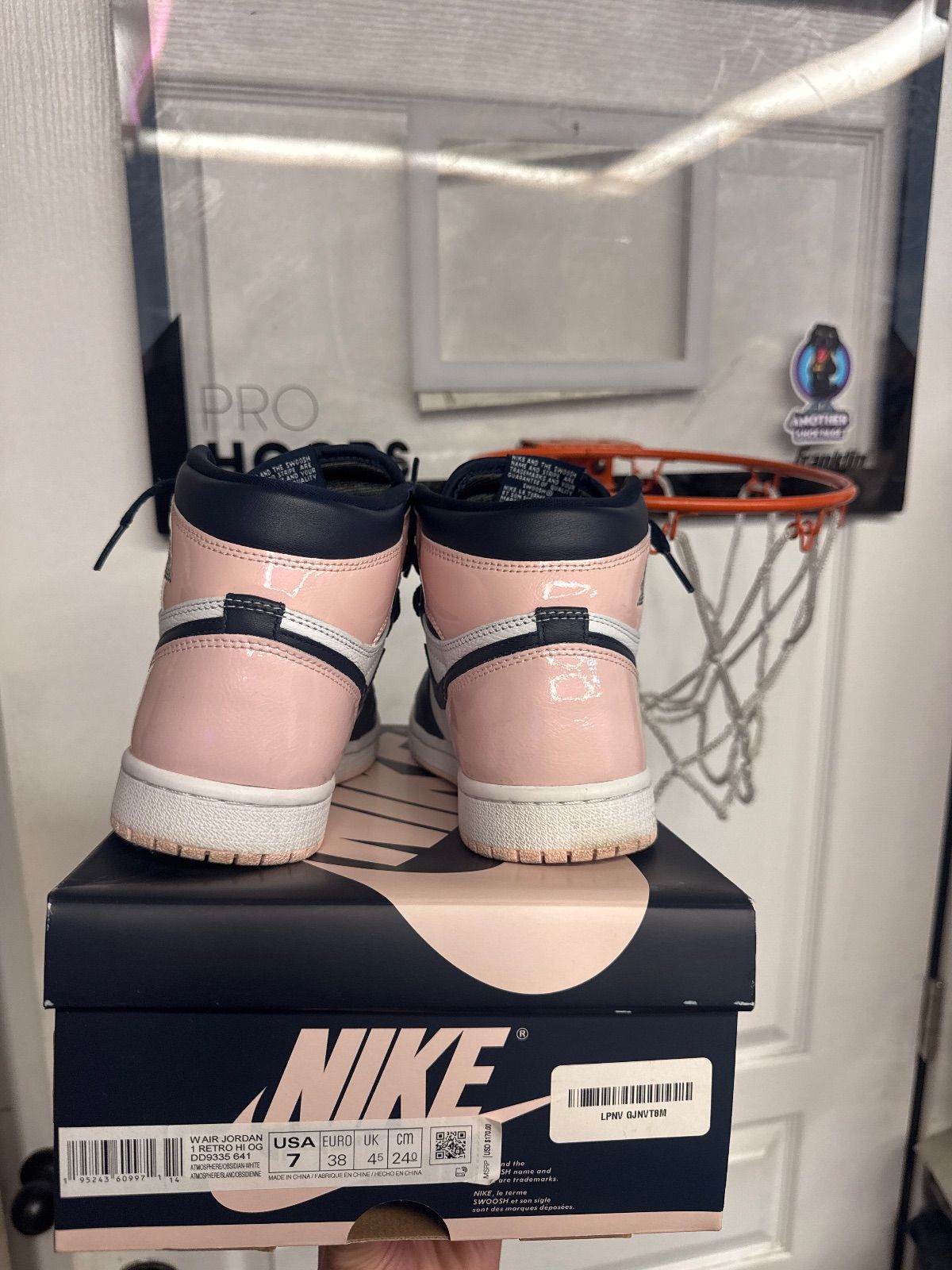 Jordan 1 Retro High OG Atmosphere (Women's) - Lightly Used, OG All