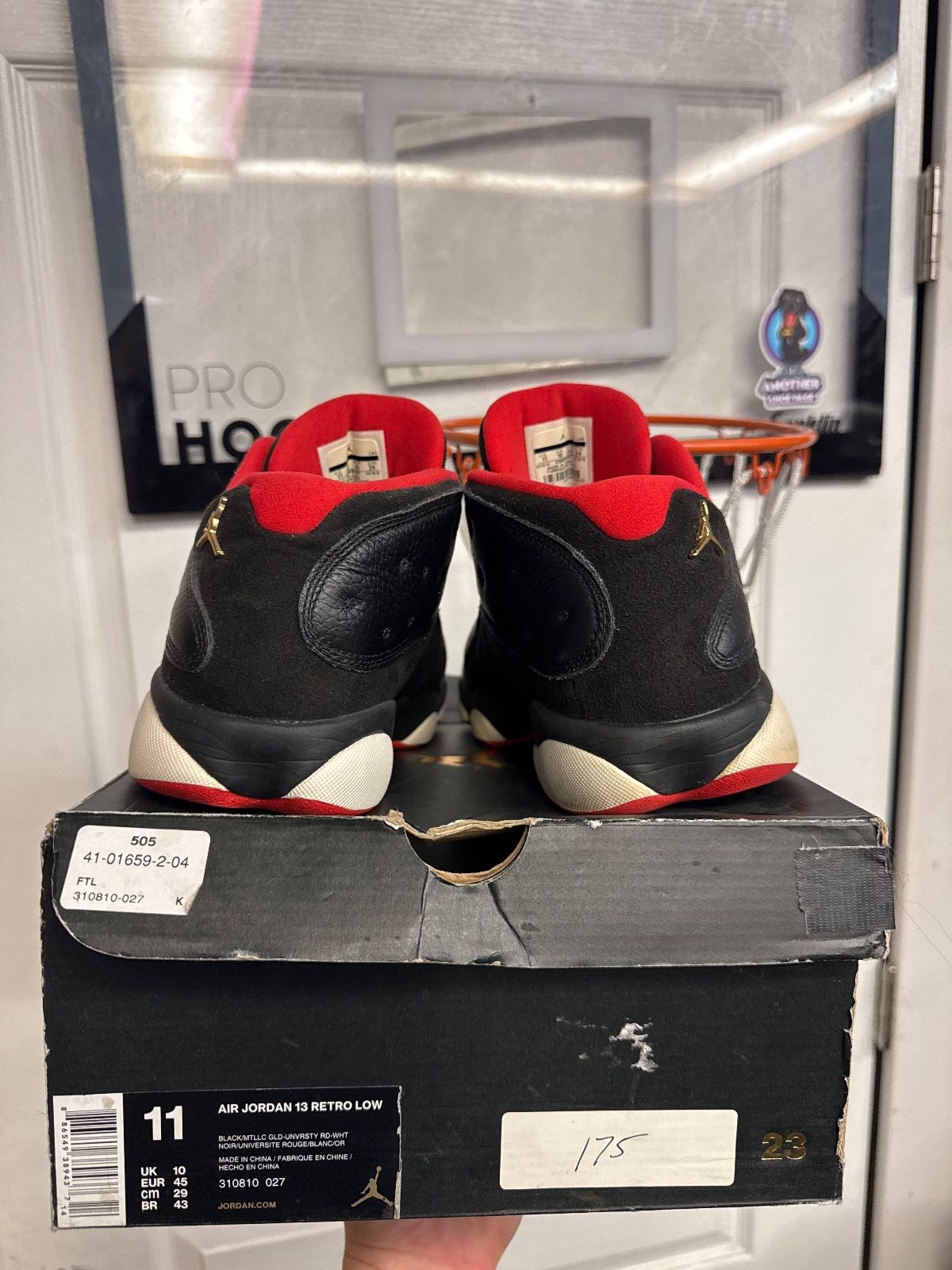 Jordan 13 Retro Low Bred - Fairly Used, OG All