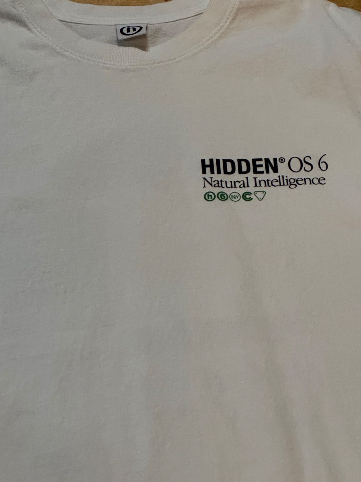 Hidden NY Natural Intelligence OS 6 Tee White