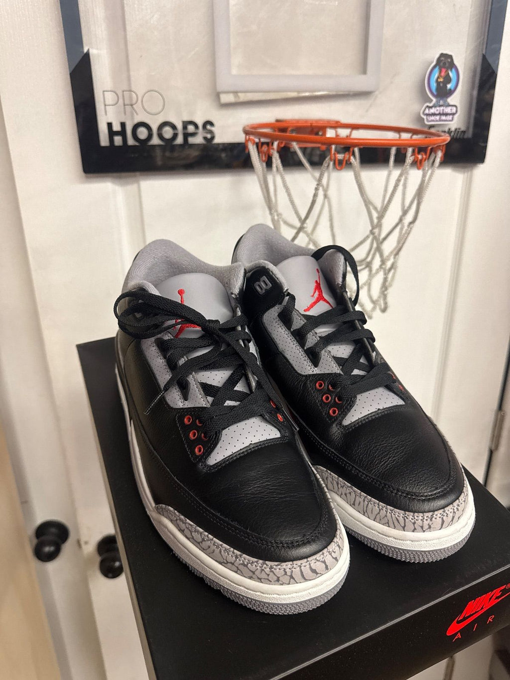 Jordan 3 Retro OG Black Cement (2024) - Lightly Used, OG All